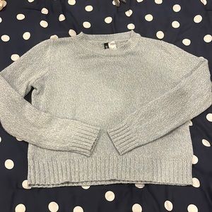 H&M Divided Light Blue Crewneck Sweater Size S